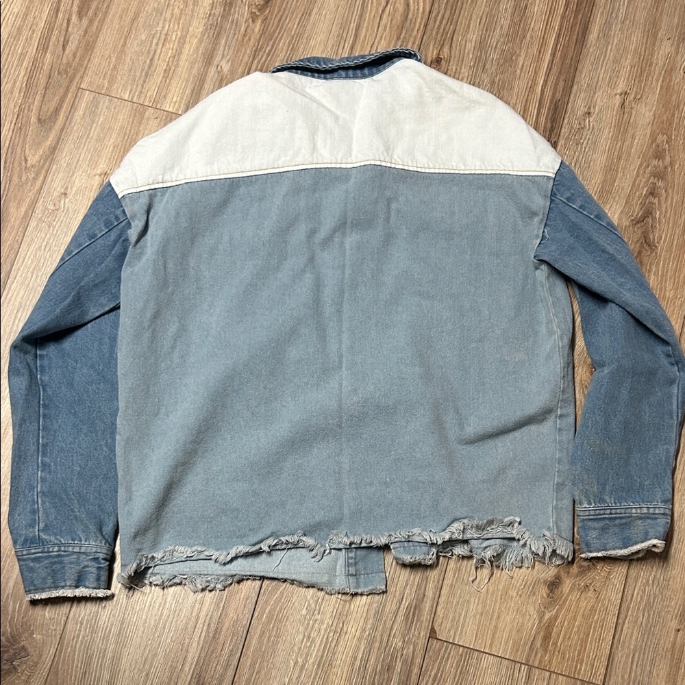 Two-Tone Denim Jacket - Picture 4 of 6